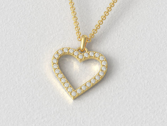Diamond Heart Pendant